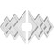 Ekena Millwork Zoe Architectural Grade PVC Ceiling Medallion, 16"W x 10 5/8"H x 3"ID x 5"C x 1"P, Two-Piece CMP16X10ZE2-03000 - alternate 1